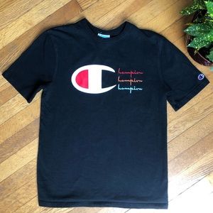 CHAMPION Large Logo Short Sleeved T-shirt